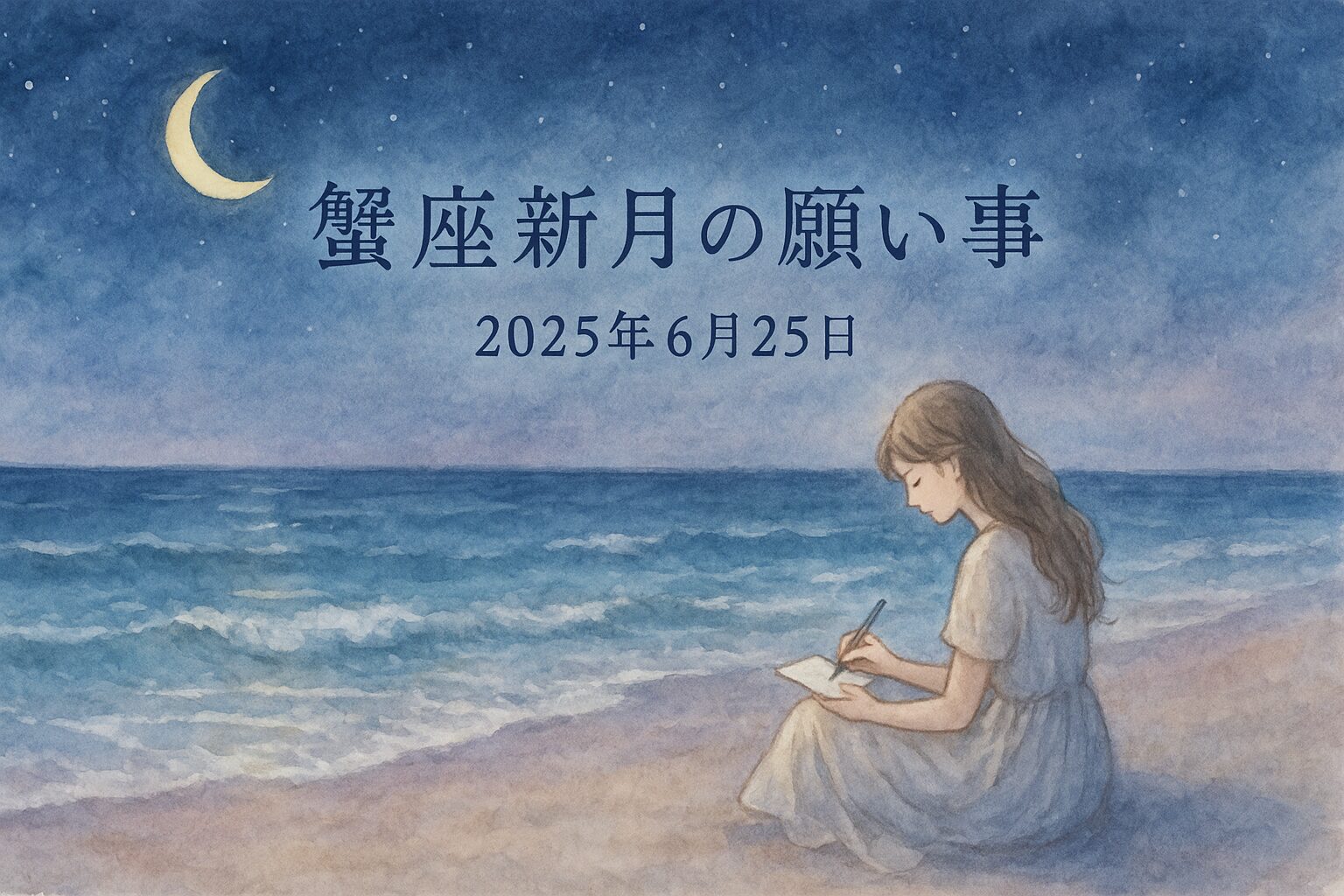 蟹座新月で願い事を叶える方法【2025年版】
